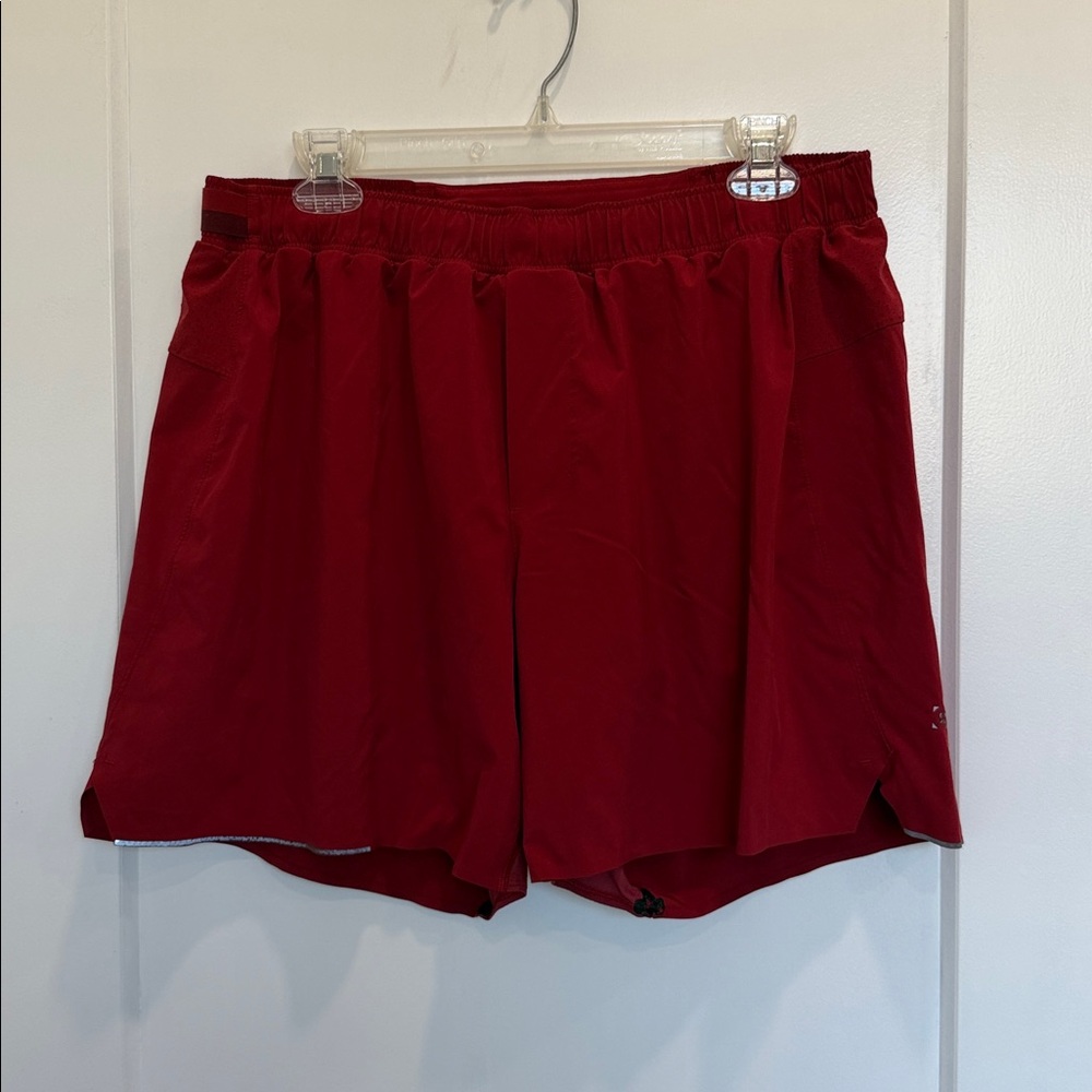 Men’s Red Lululemon Athletic Shorts